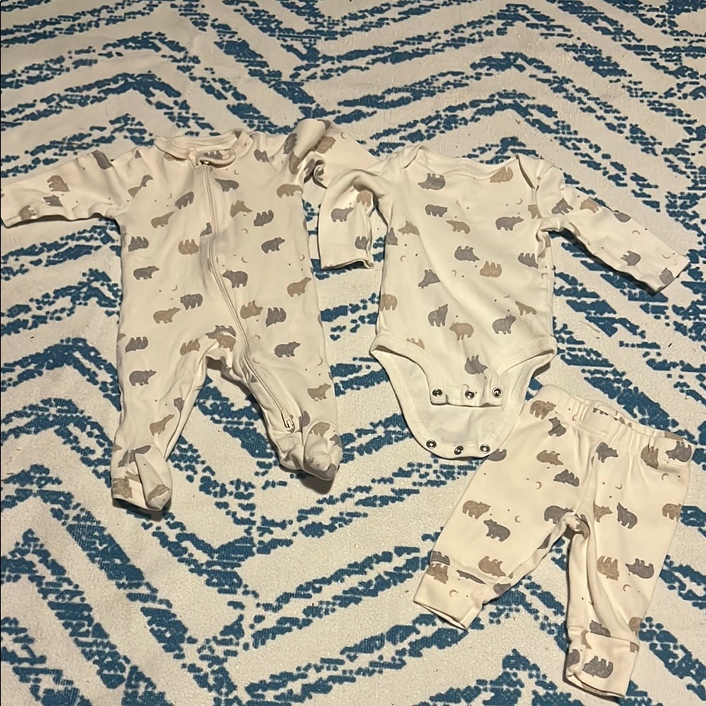 Carter's Gray Bodysuit One Piece with Snap Closures
